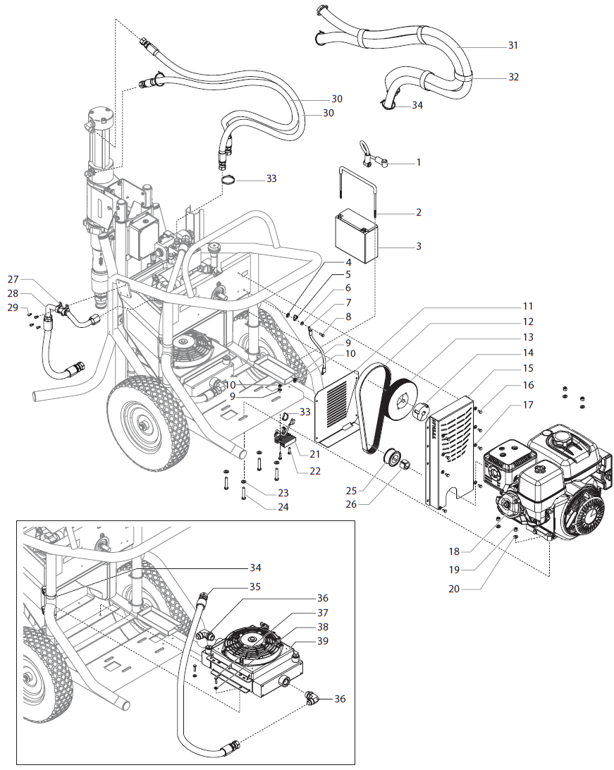 Hydra X (4540,7230) Main Assembly I